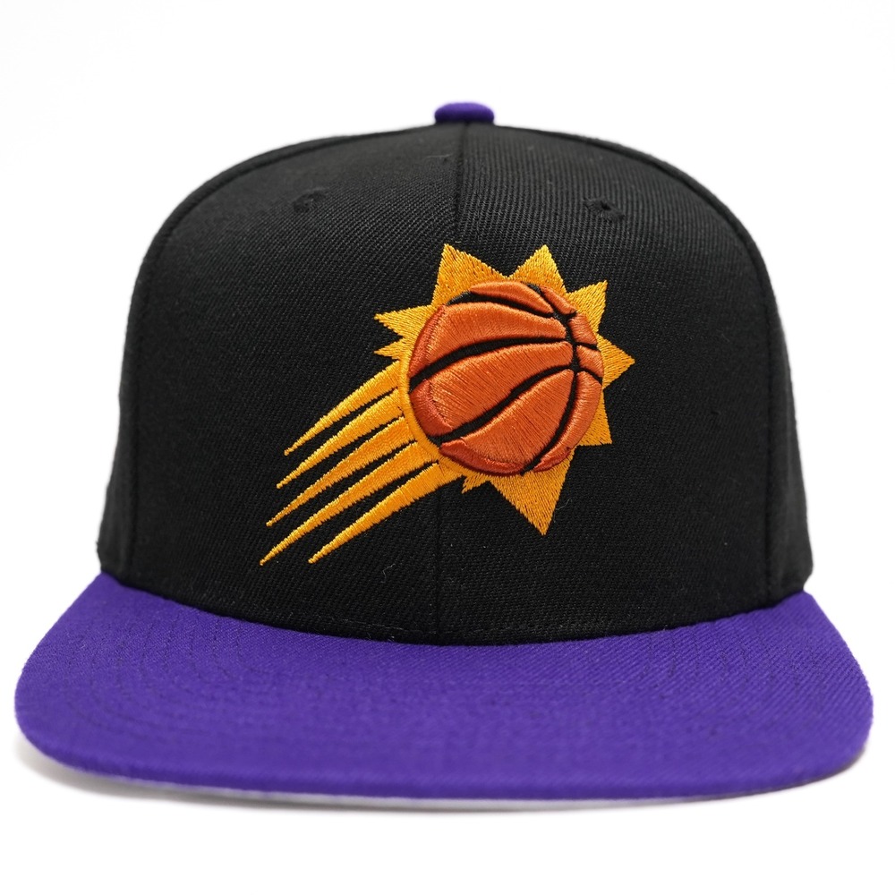 Mitchell & Ness Phoenix Suns NBA 75th Anniversary Snapback‎ Hat Black Purple
